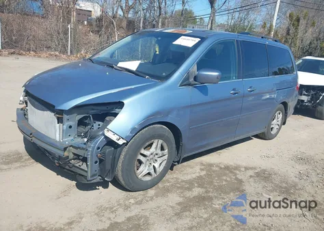 2006 Honda Odyssey Ex-L from USA, damaged, VIN 5FNRL38766B054849